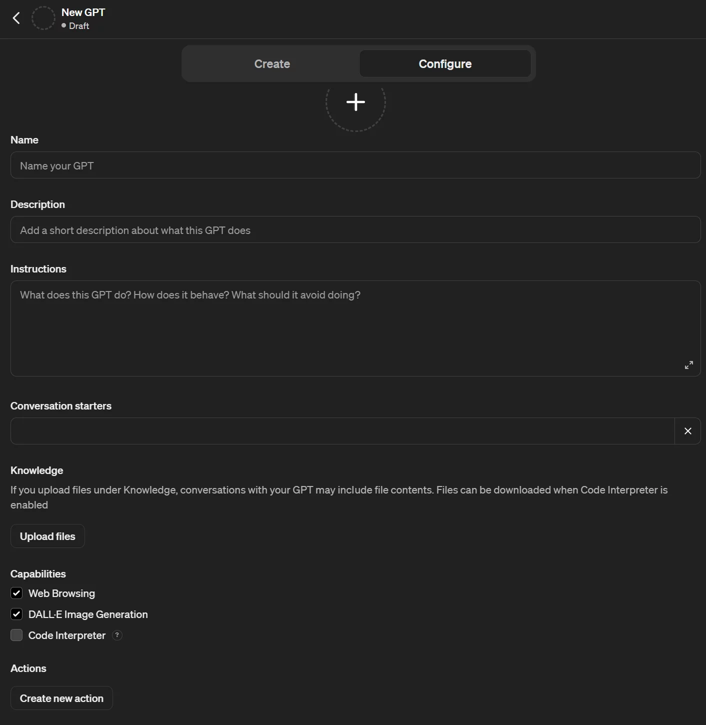 CreateCustomChatGPT Create custom ChatGPT environment
